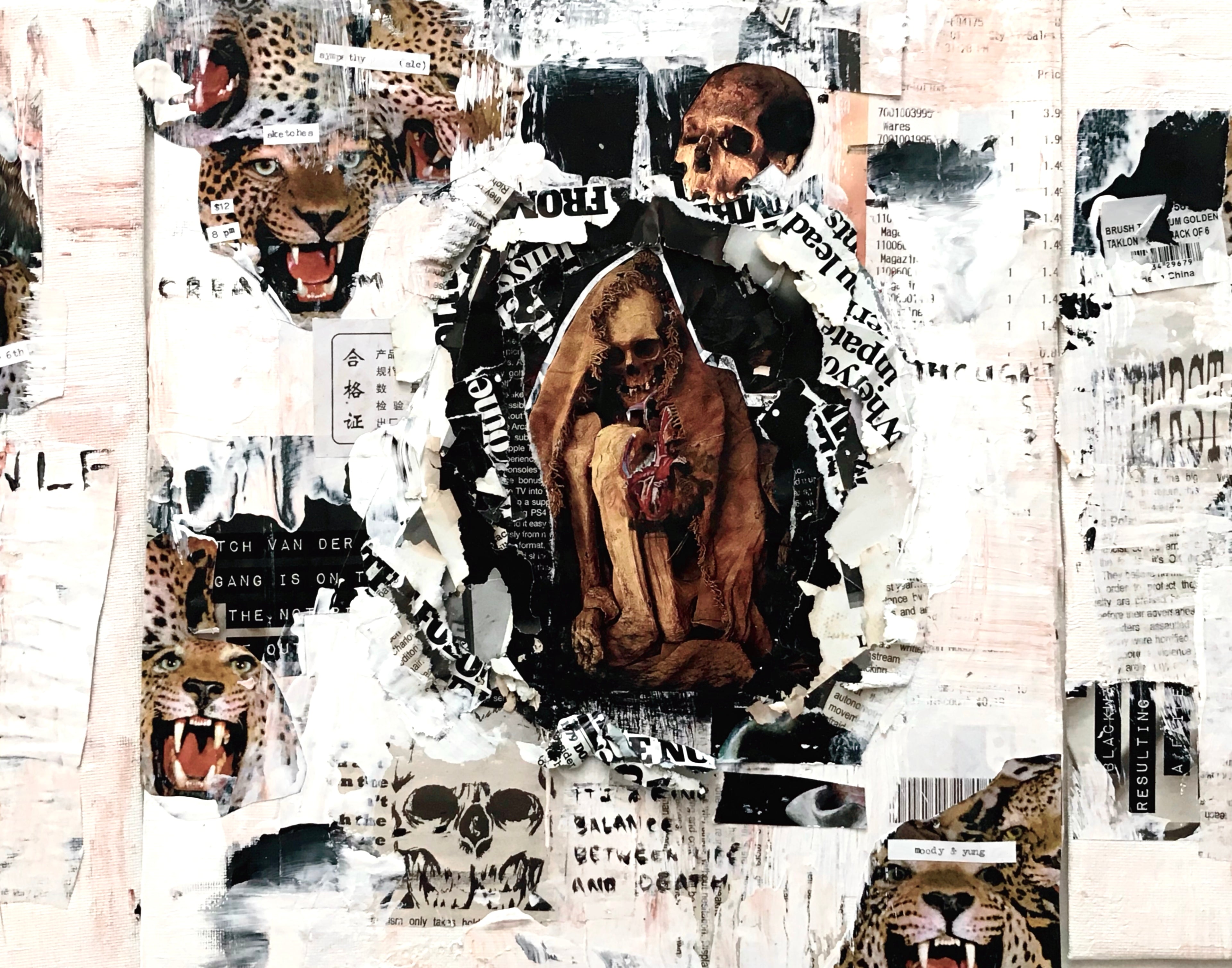 It's a Strange Balance Between Life and Death - Print