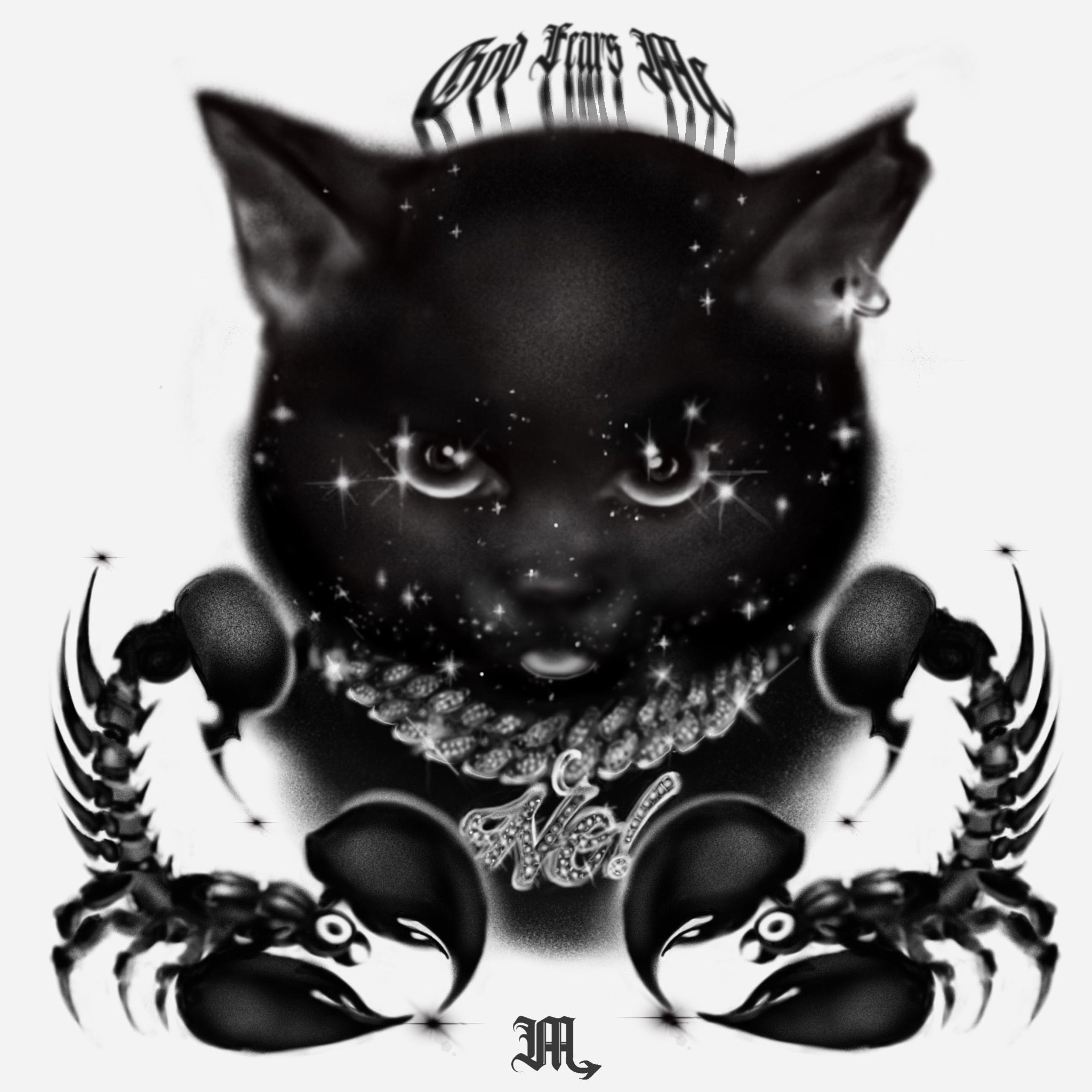 Scorpio Kitty - Print