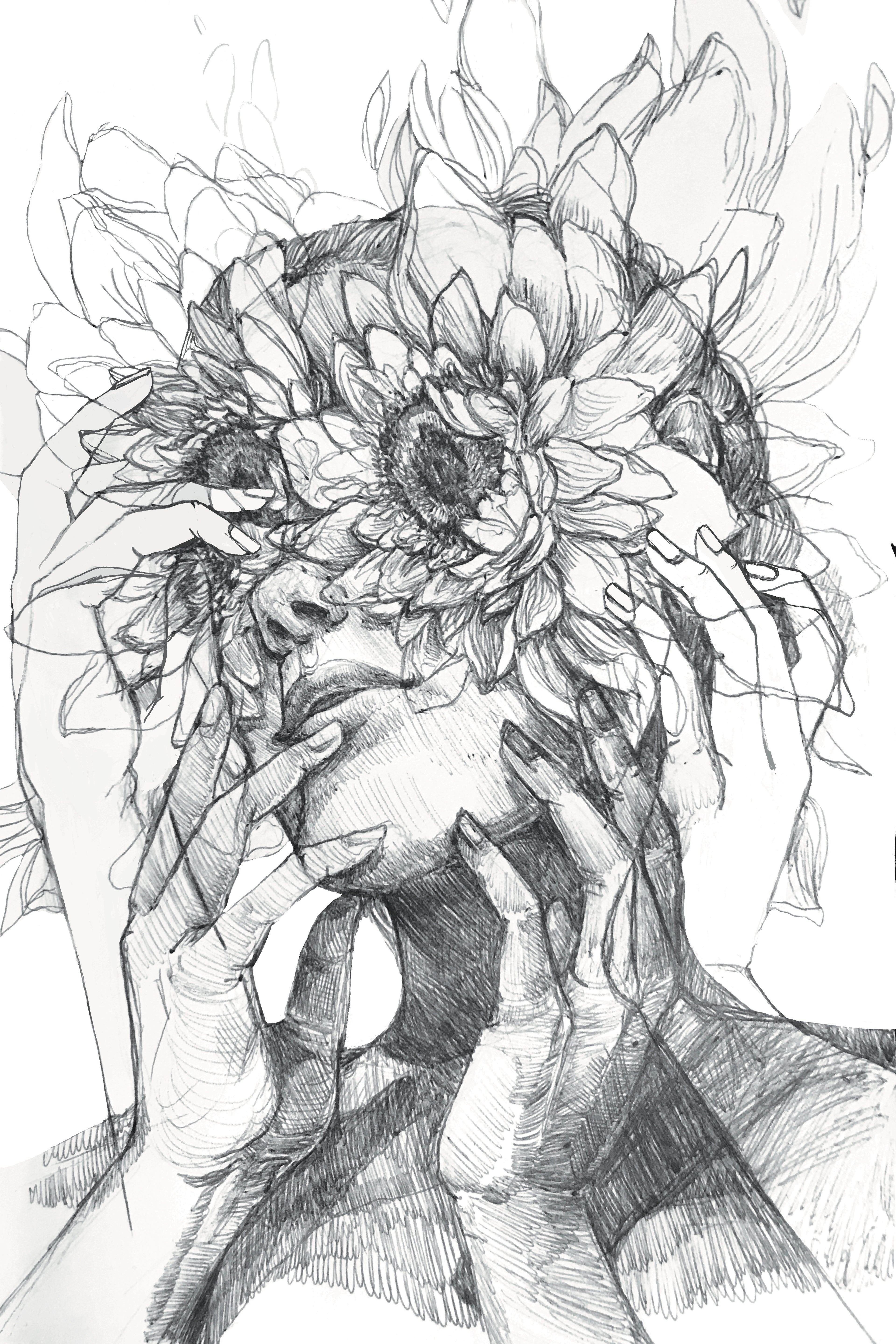 Sunflower Eyes - Print