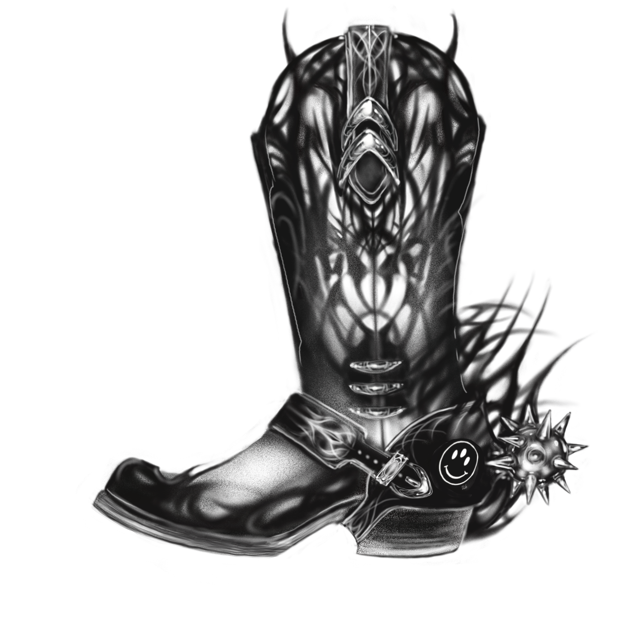 Y’allternative Cowboy Boot - Print