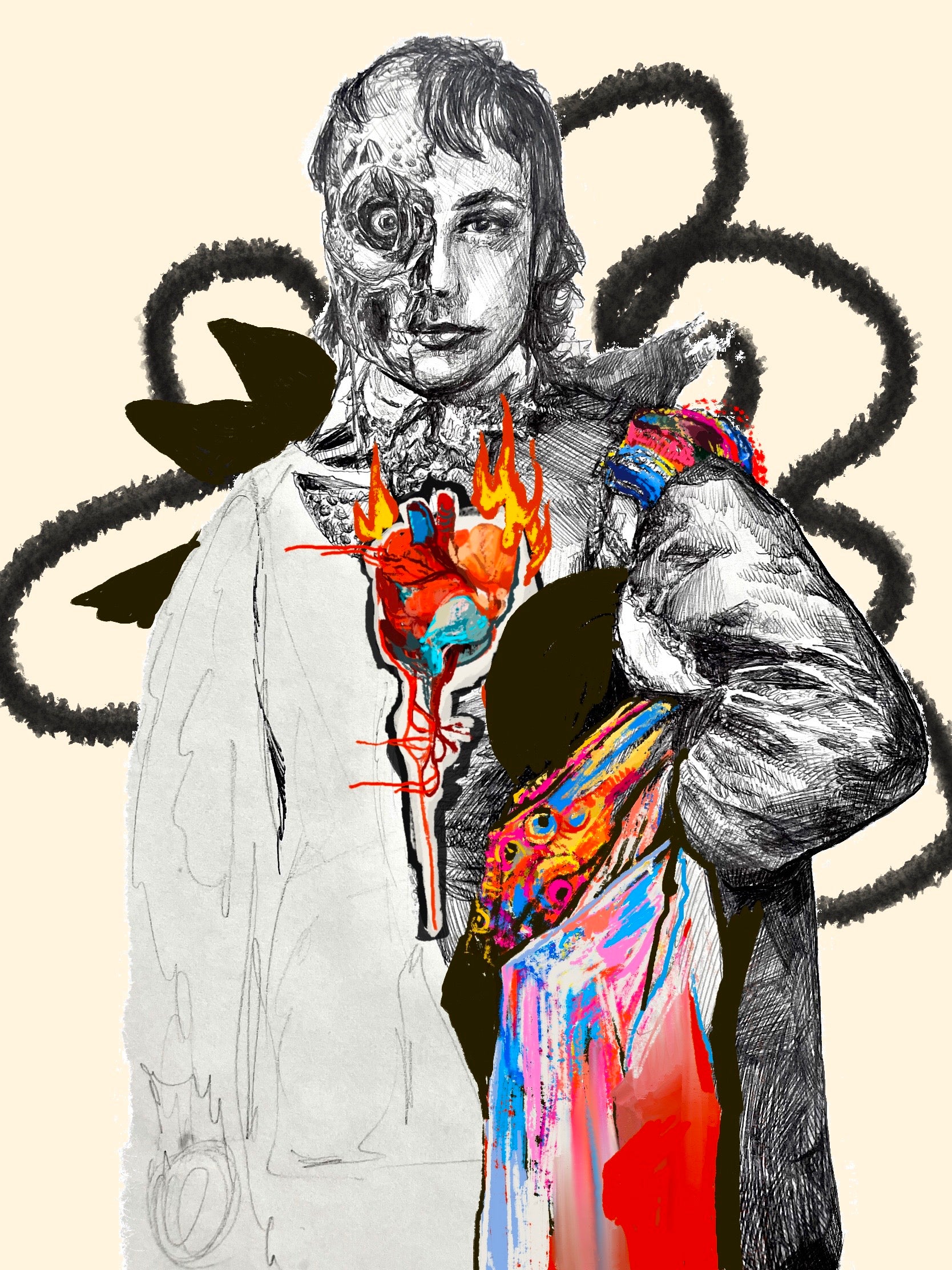Boy On Fire - Print